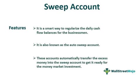 cash sweep account.